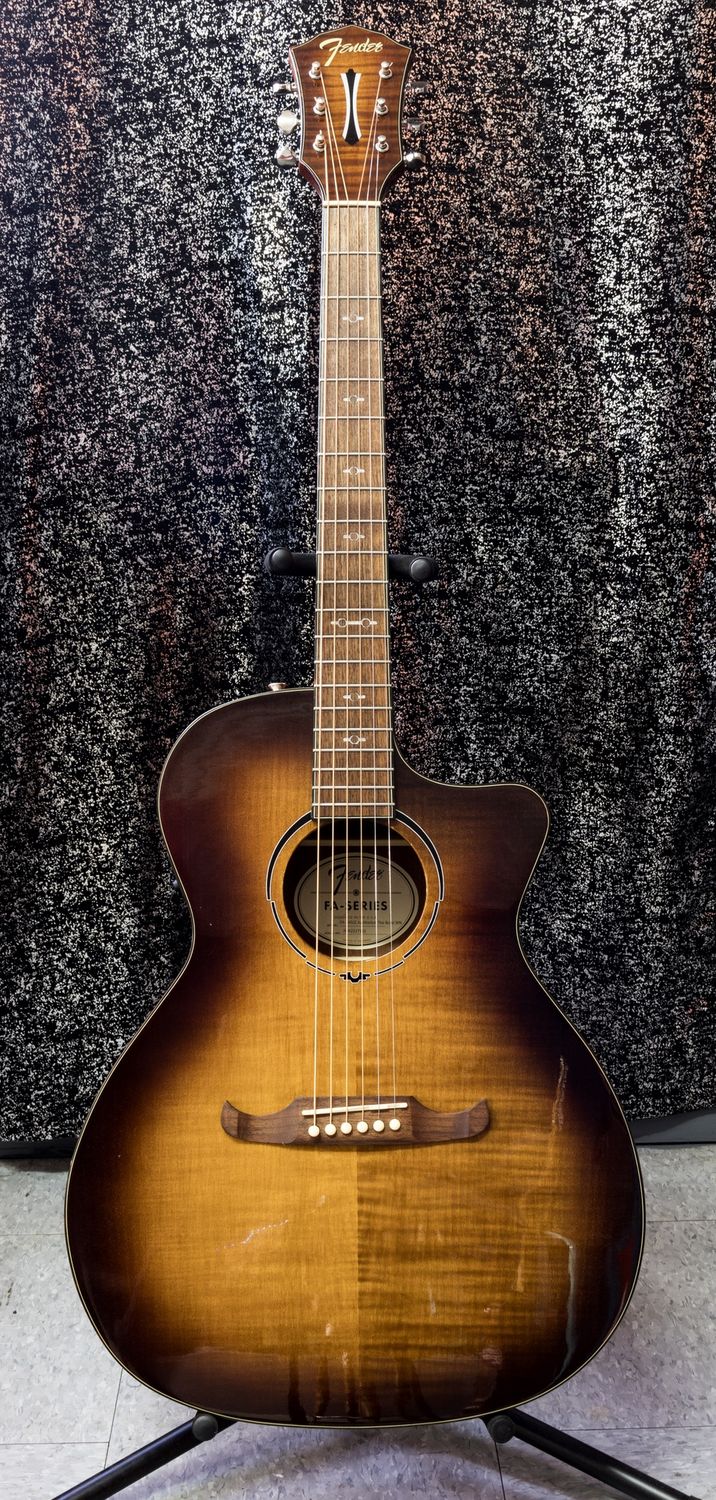 Fender FA-345CE Tea Burst W/HSC