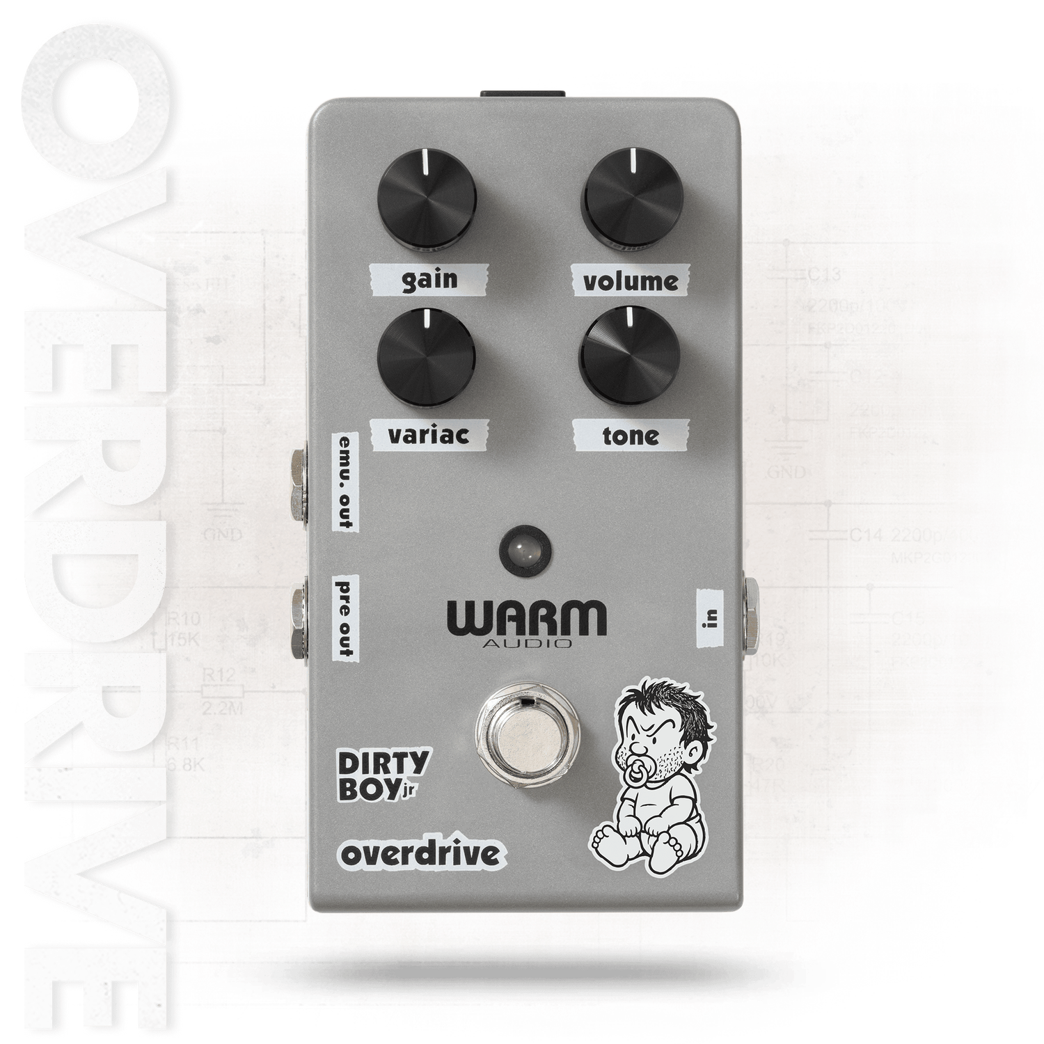 Warm Audio-Dirty Boy Jr Overdrive Pedal
