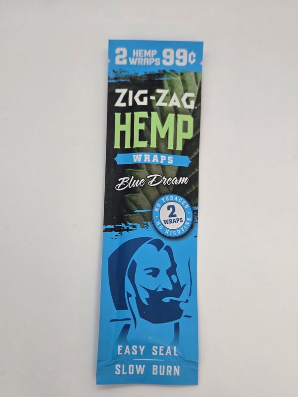 Zig Zag Hemp Blue
