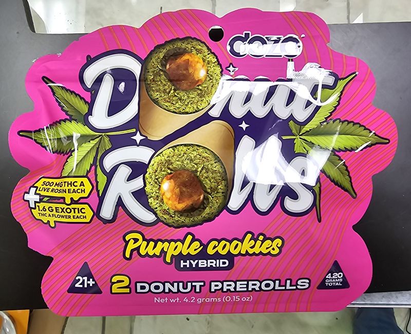 Dozo Donut Rolls Purple Cookies