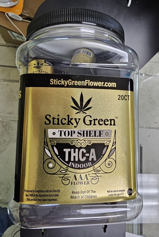 Sticky Green Top Shelf Indoor