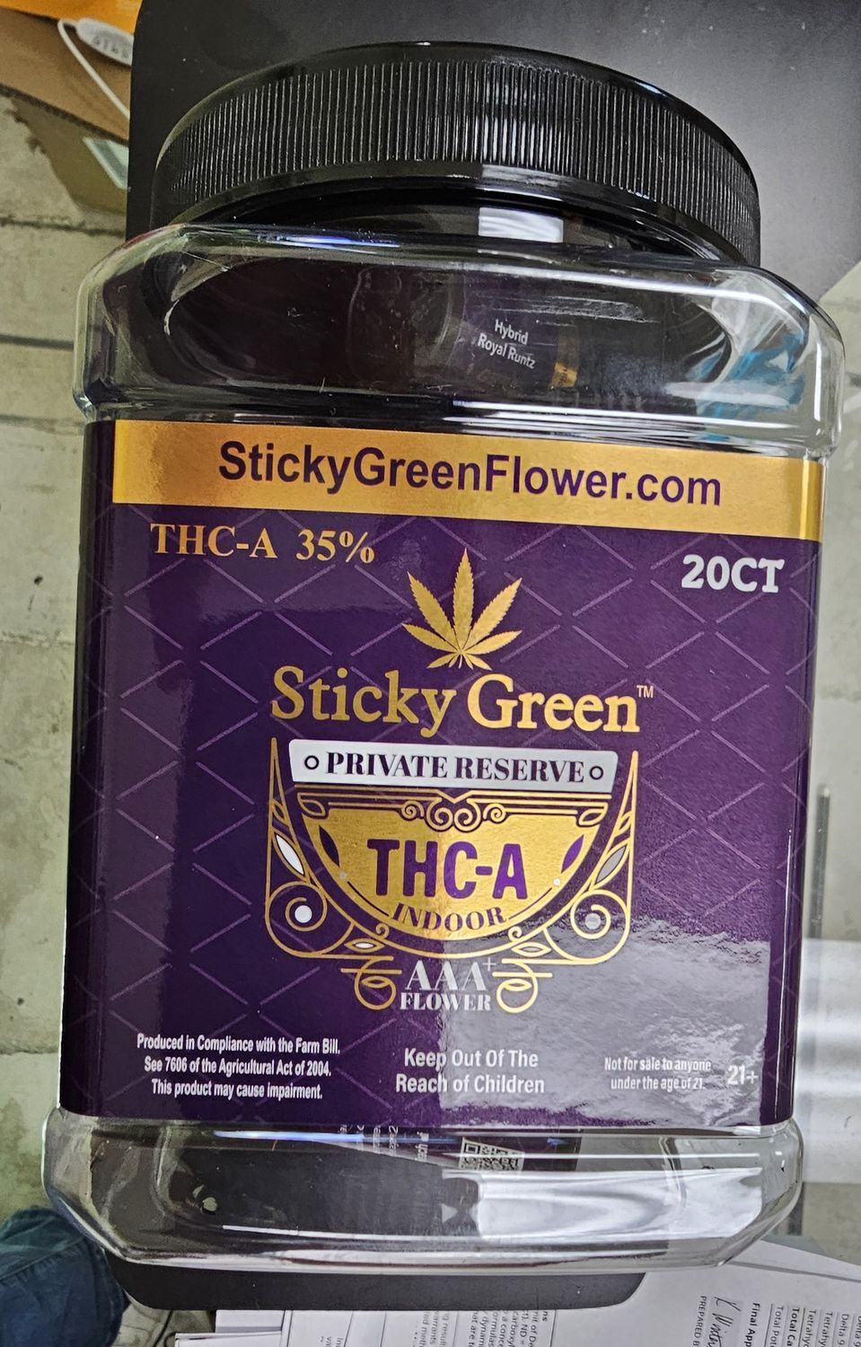Sticky Green Private Reserve