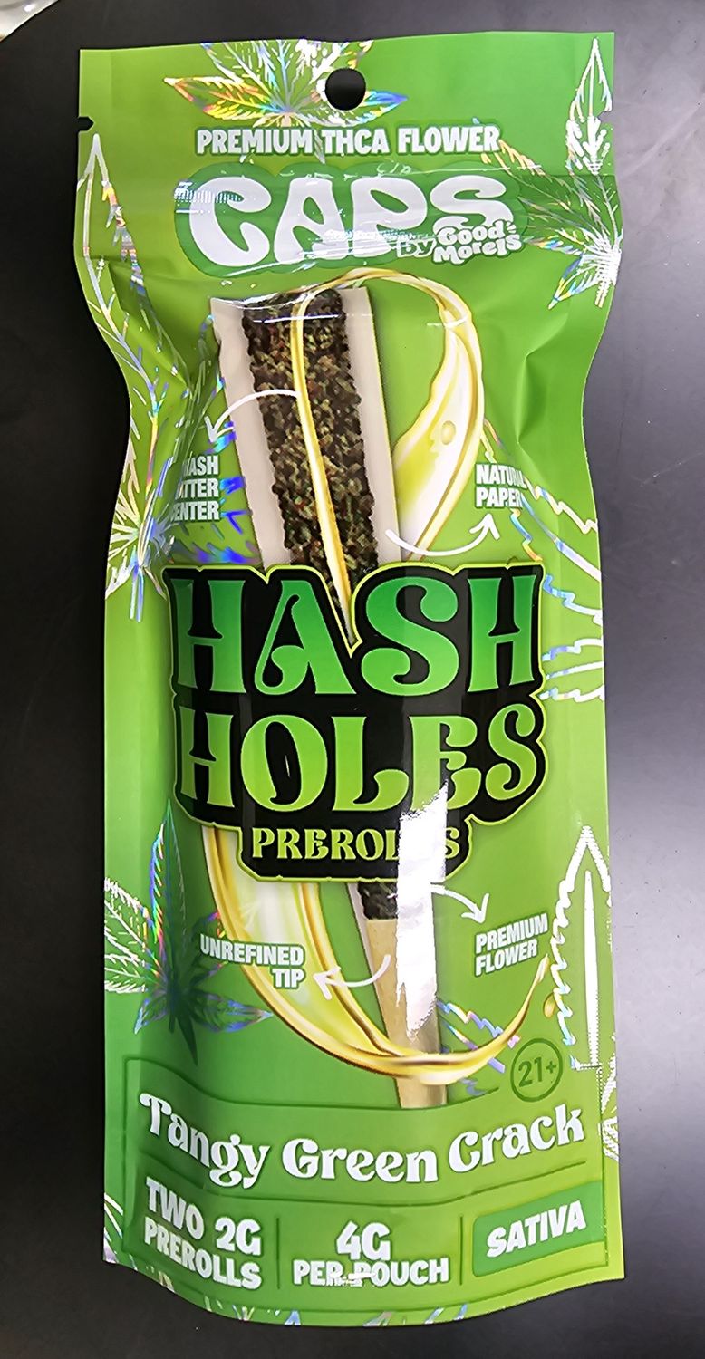 Caps Hash Roll Tangie Green Crack