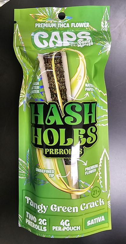 Caps Hash Roll Tangie Green Crack