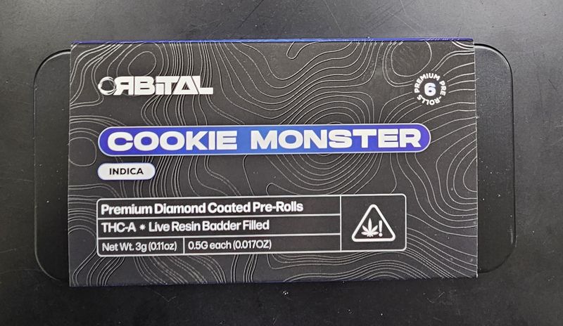 Galaxy Treats Rolls Cookie Monster 6pk