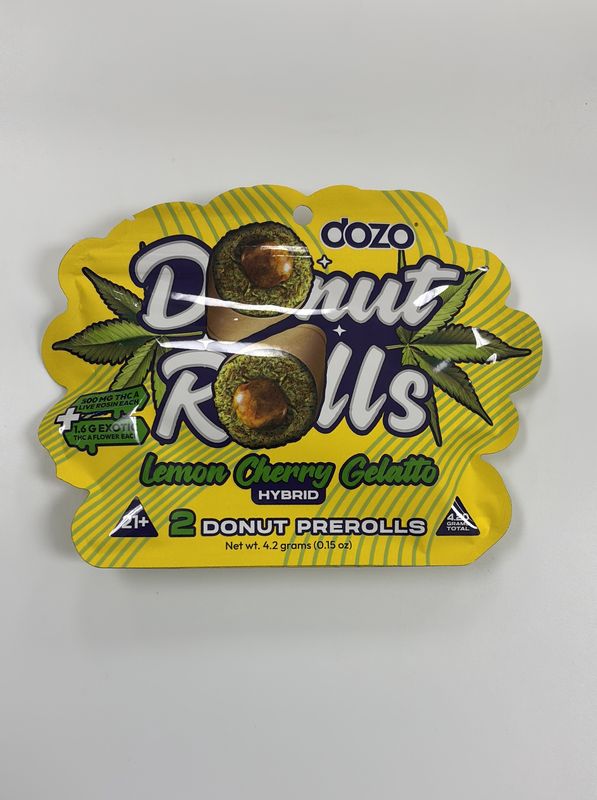 Dozo Donut Rolls Lemon Cherry Gelatto
