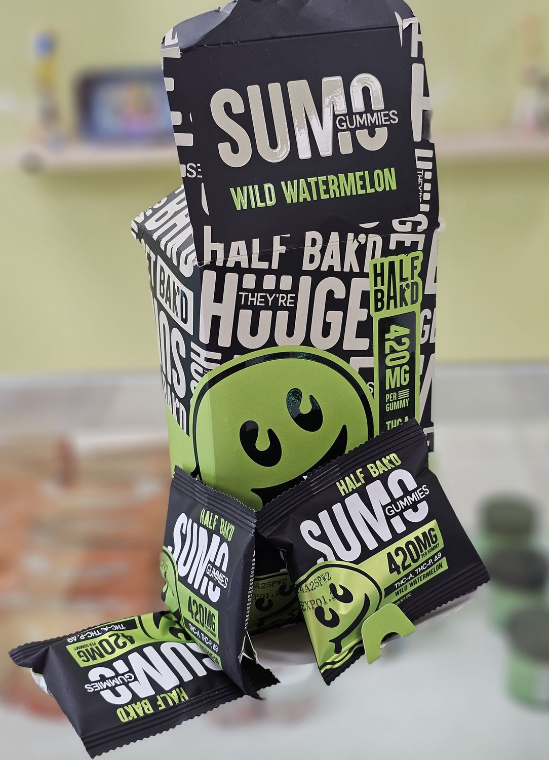 Half Baked Sumo Wild Watermelon Gummies