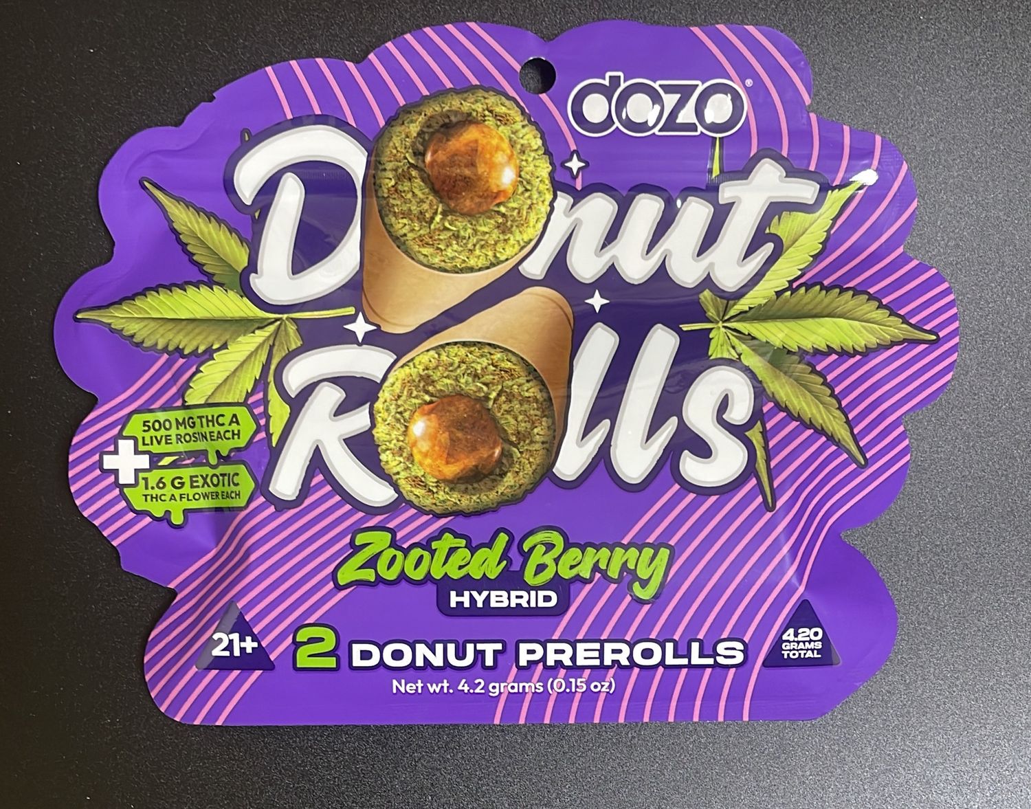 Dozo Donut Rolls Zooted Berry