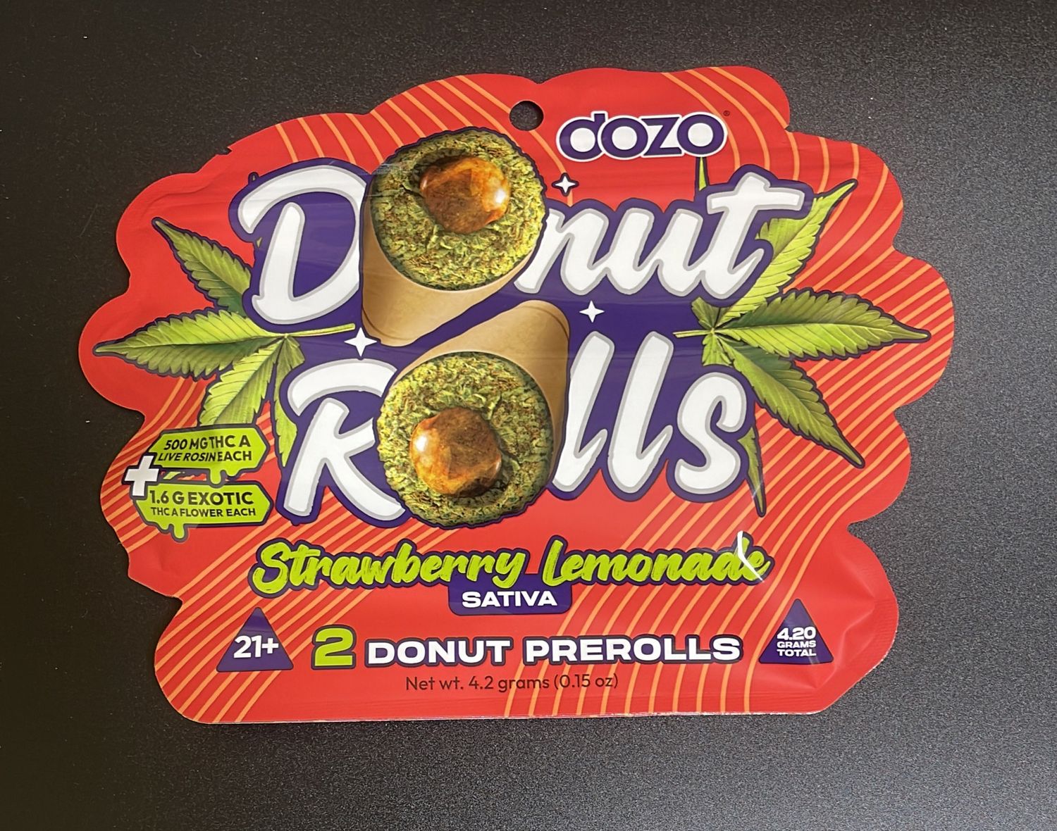 Dozo Donut Rolls Strawberry Lemonade