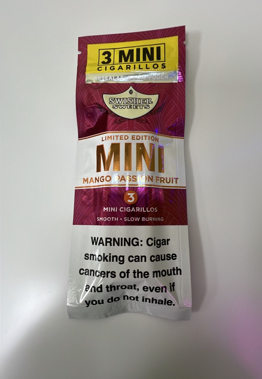 Swishers mini mango passion fruit