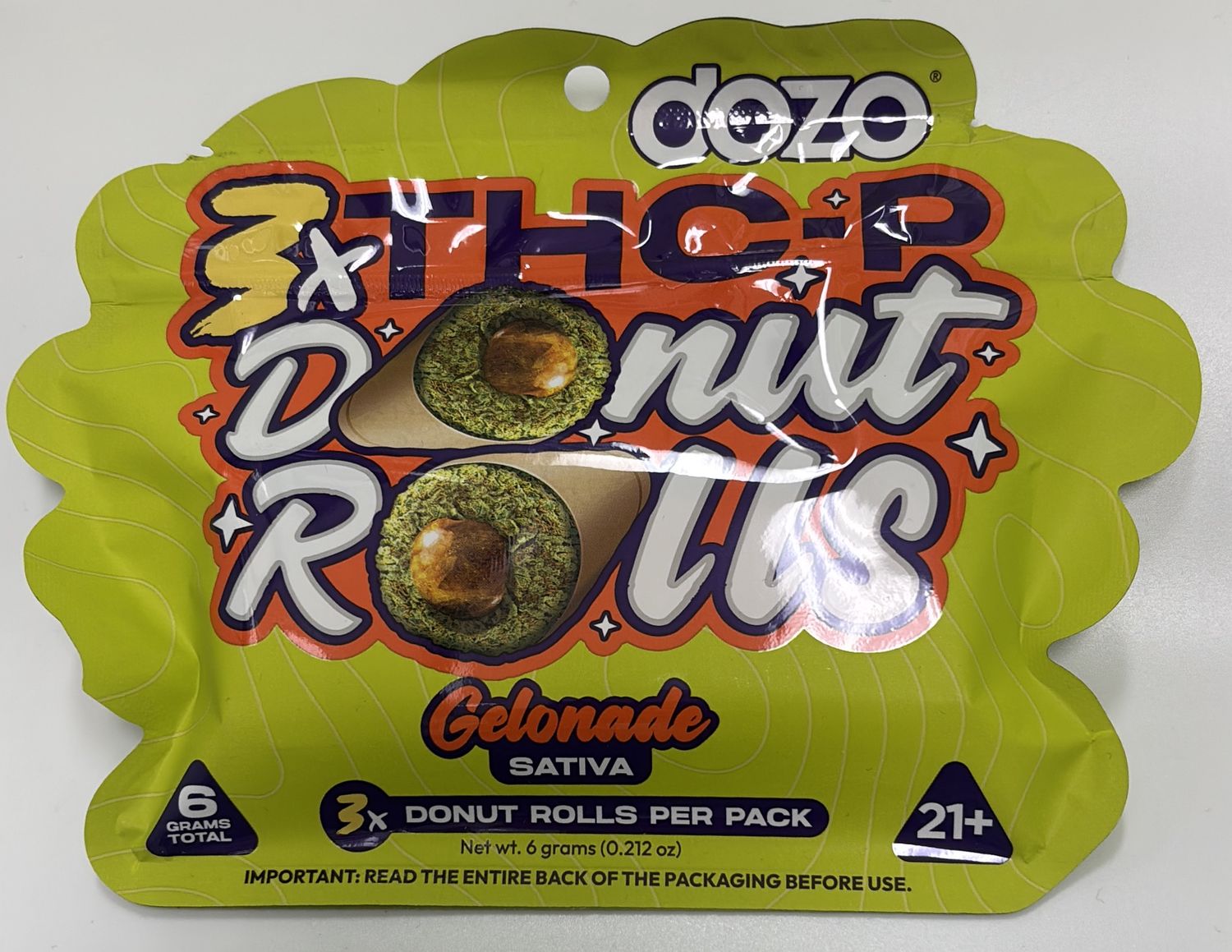 3x THCP Dozo Donut Rolls Gelonade