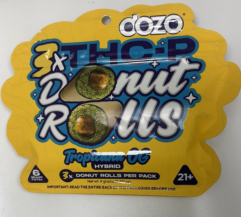 3x THCP Dozo Donut Rolls Tropicana