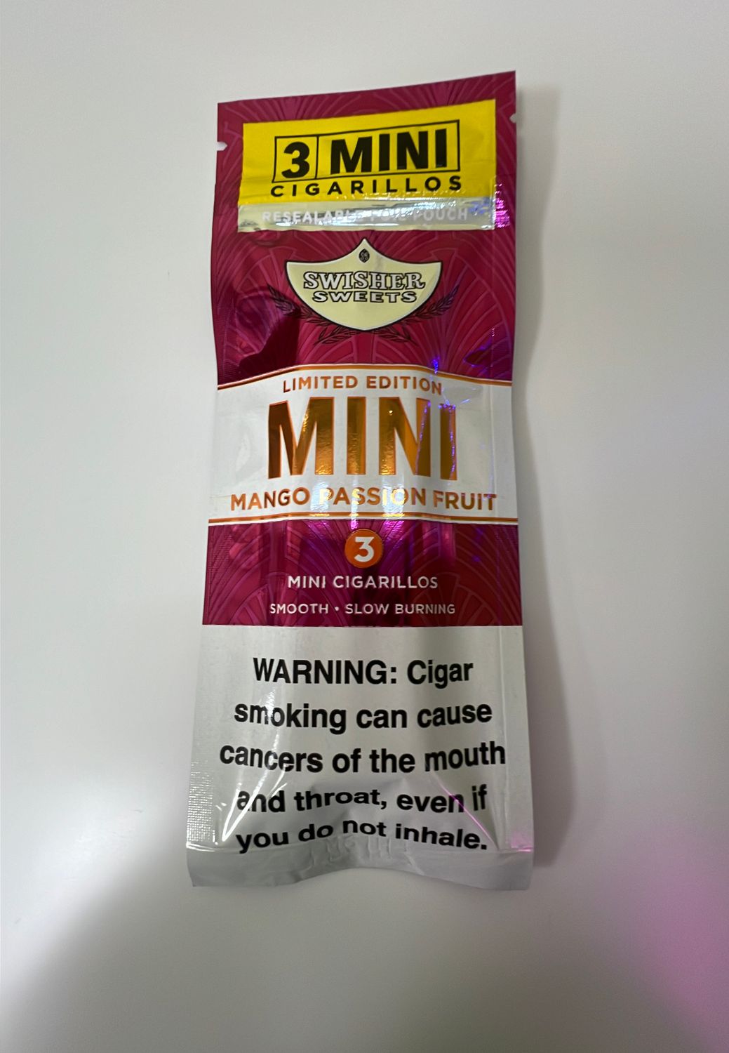 Swisher mini mango passion fruit