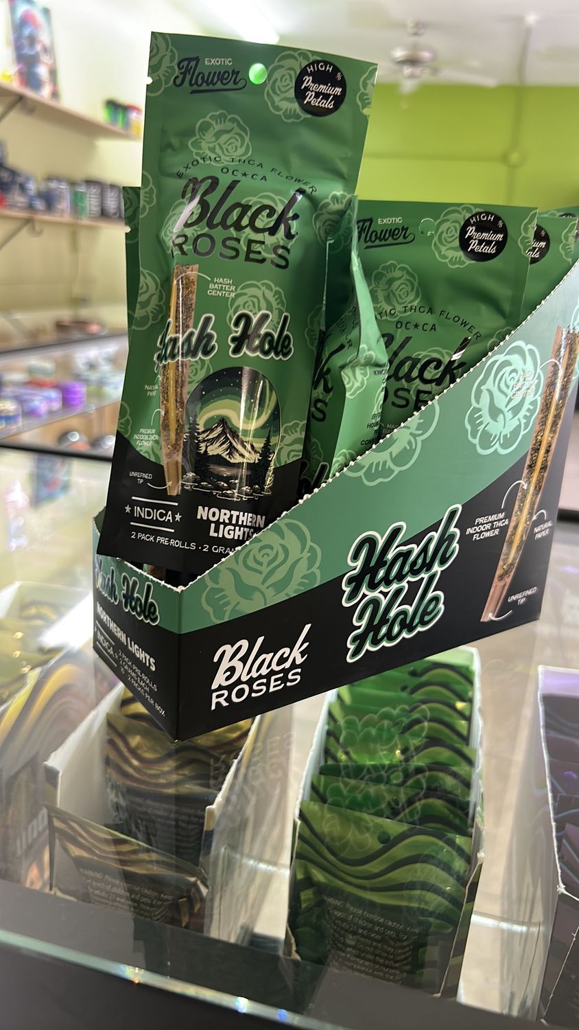 Black Roses Hash Hole Indica Northern Lights Indica 2pk 4G