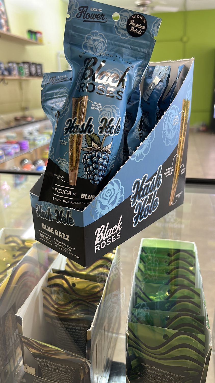 Black Roses Blue Razz Indica 2pk 4G
