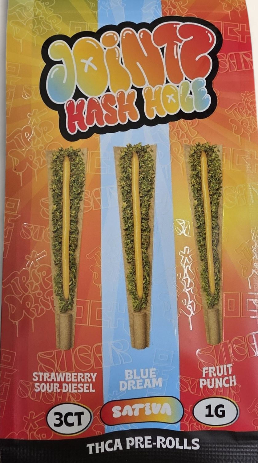 Bitez Jointz Hash Hole Sativa 3pk Strawberry