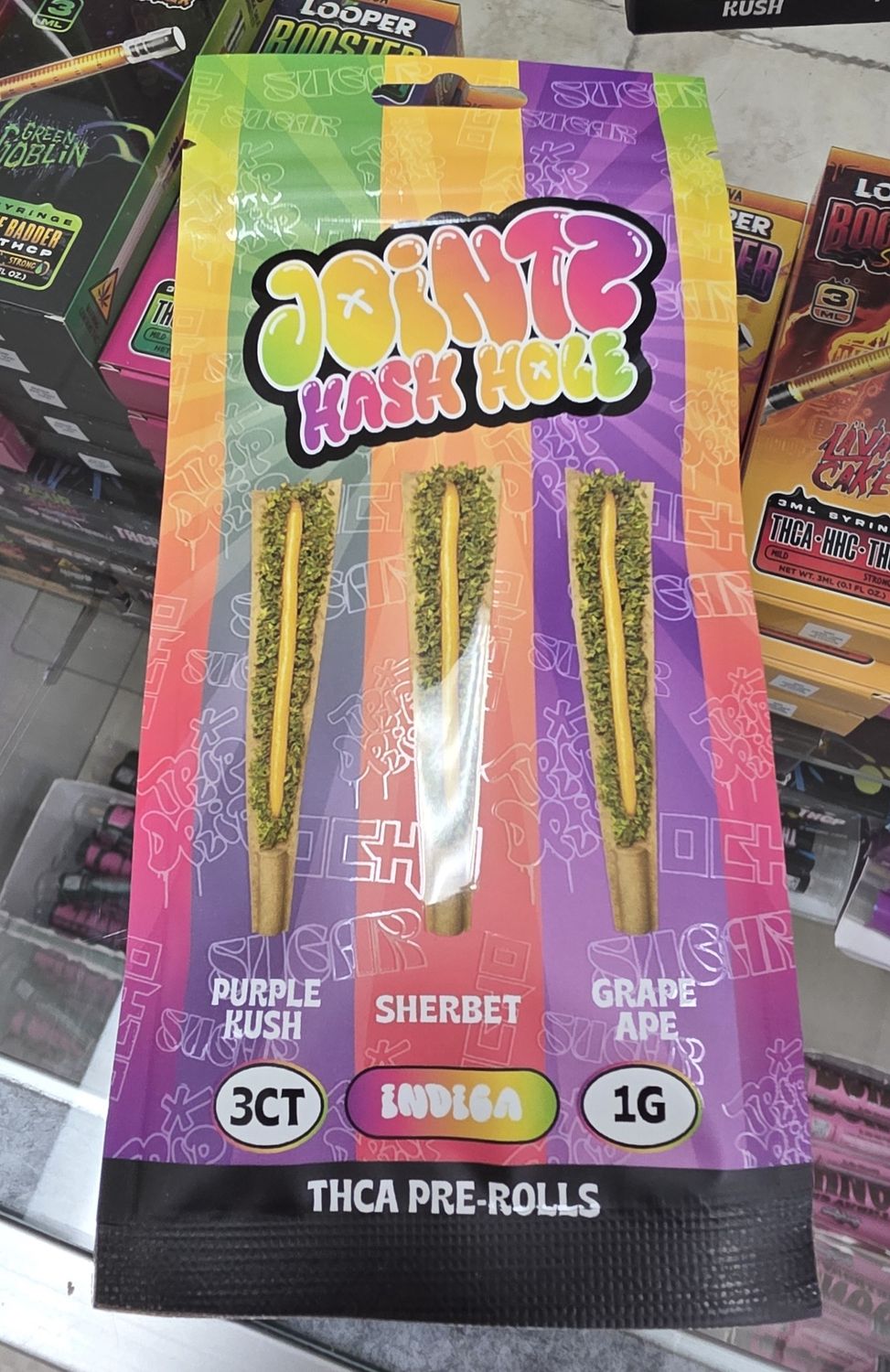 Bitez Jointz Hash Hole Indica 3pk Purple