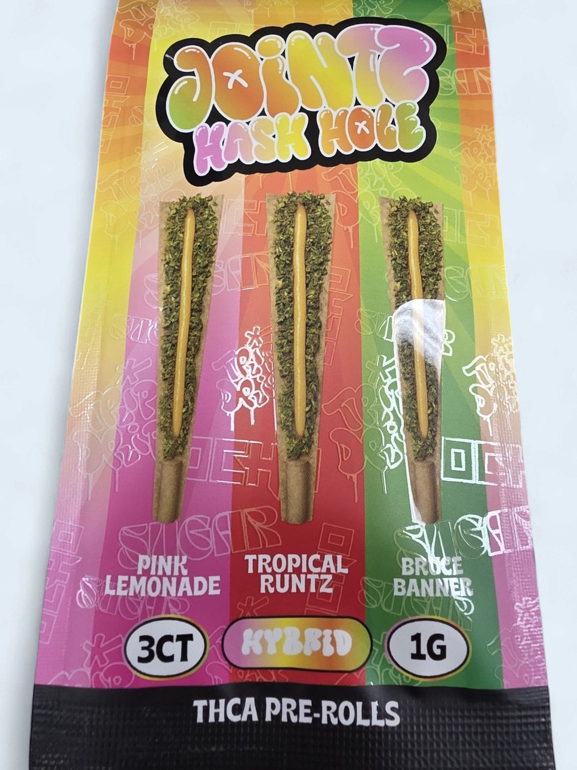 Bitez Jointz Hash Hole Hybrid 3pk Pink