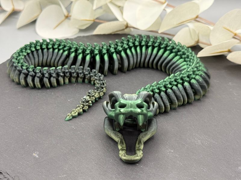 Flexible Skelettschlangen Figur