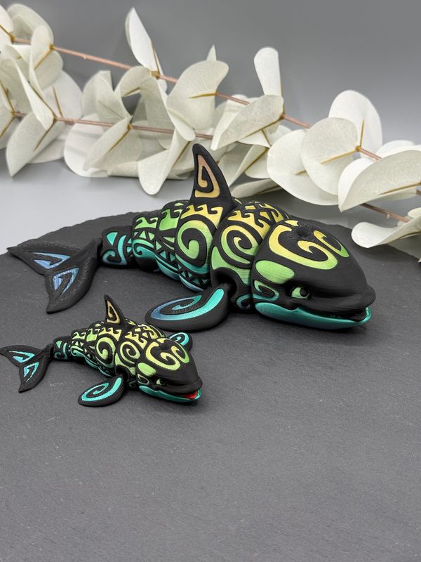 Flexibler Orca mit Musterung