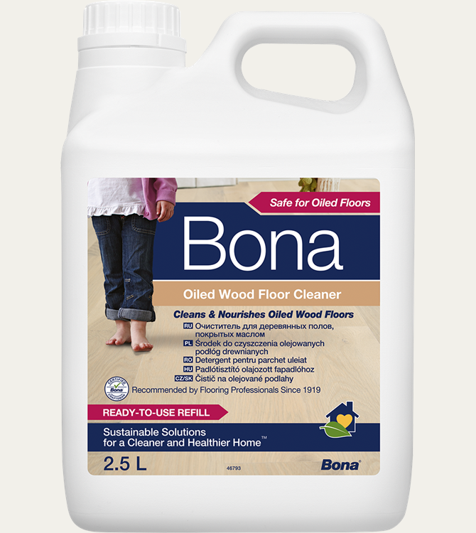 Środek Bona do czyszczenia drewnianych podłóg olejowanych (uzupełniacz) 2,5 L