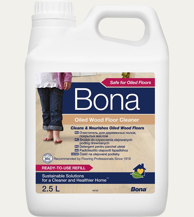 Środek Bona do czyszczenia drewnianych podłóg olejowanych (uzupełniacz) 2,5 L