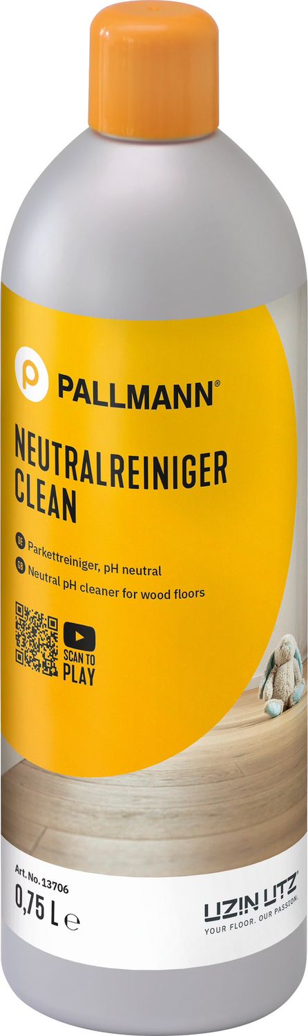 CLEAN , Środek do czyszczenia parkietu o neutralnym PH , 0,75 L