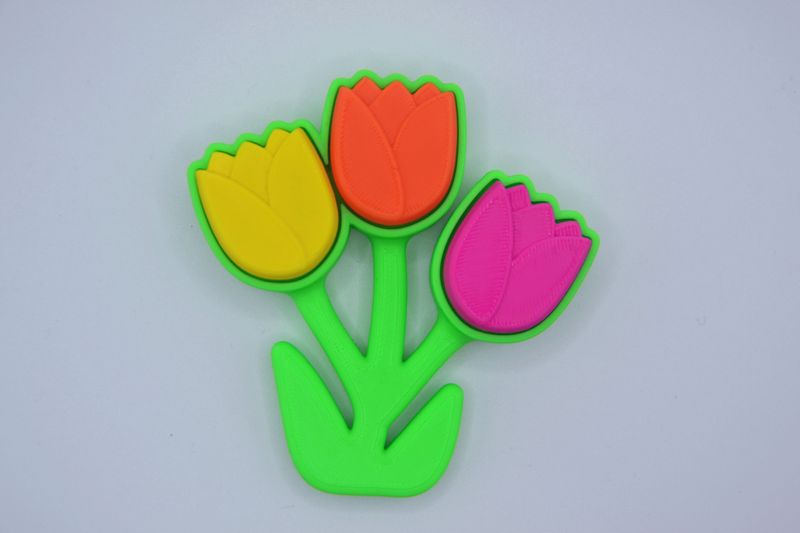 Sleutelhanger Clicker Tulp.