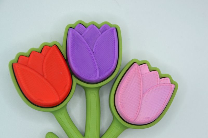 Sleutelhanger clicker tulp 2
