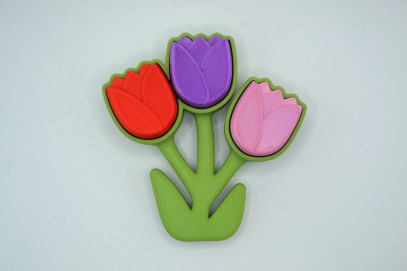 Sleutelhanger clicker tulp 2