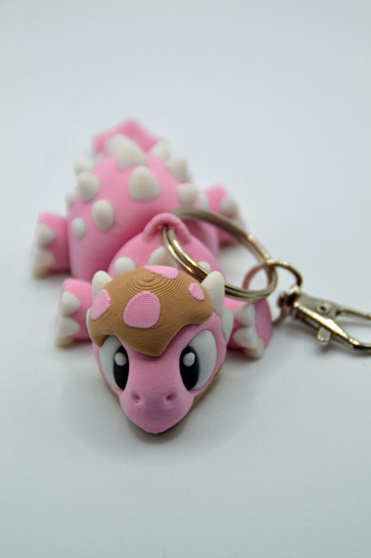 Baby Dino sleutelhanger ankylosaurus