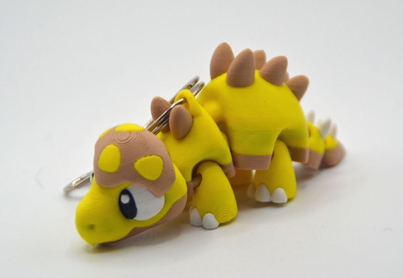 Baby dino sleutelhanger Stegosaurus