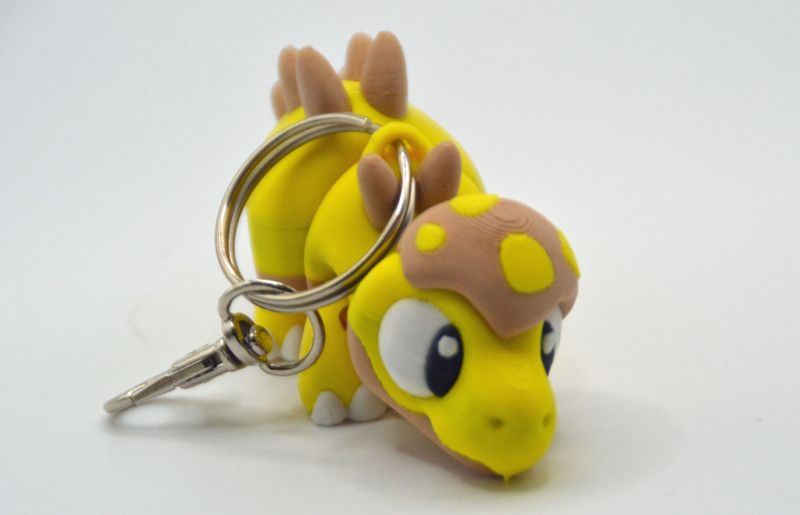 Baby dino sleutelhanger Stegosaurus