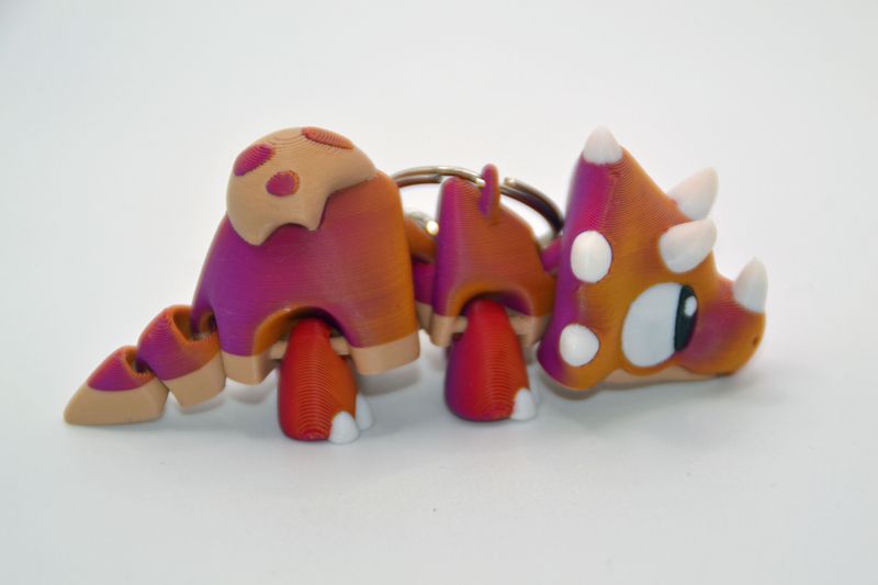 Baby Dino Sleutelhanger Tryceratops