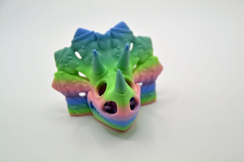 Flexi triceratops sleutelhanger
