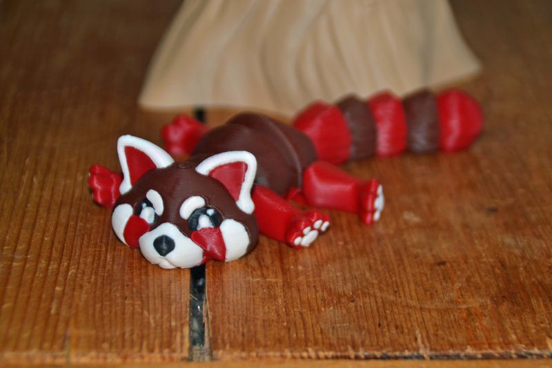 Trashcan Animal Robbie de Rode Panda