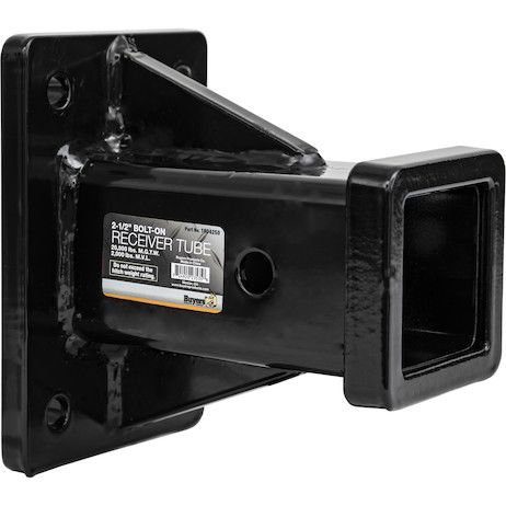 Bolt-On Receiver Tube For 2 & 2.5 Inch Receivers Bolt-On Receiver Tube For 2 & 2.5 Inch Receivers