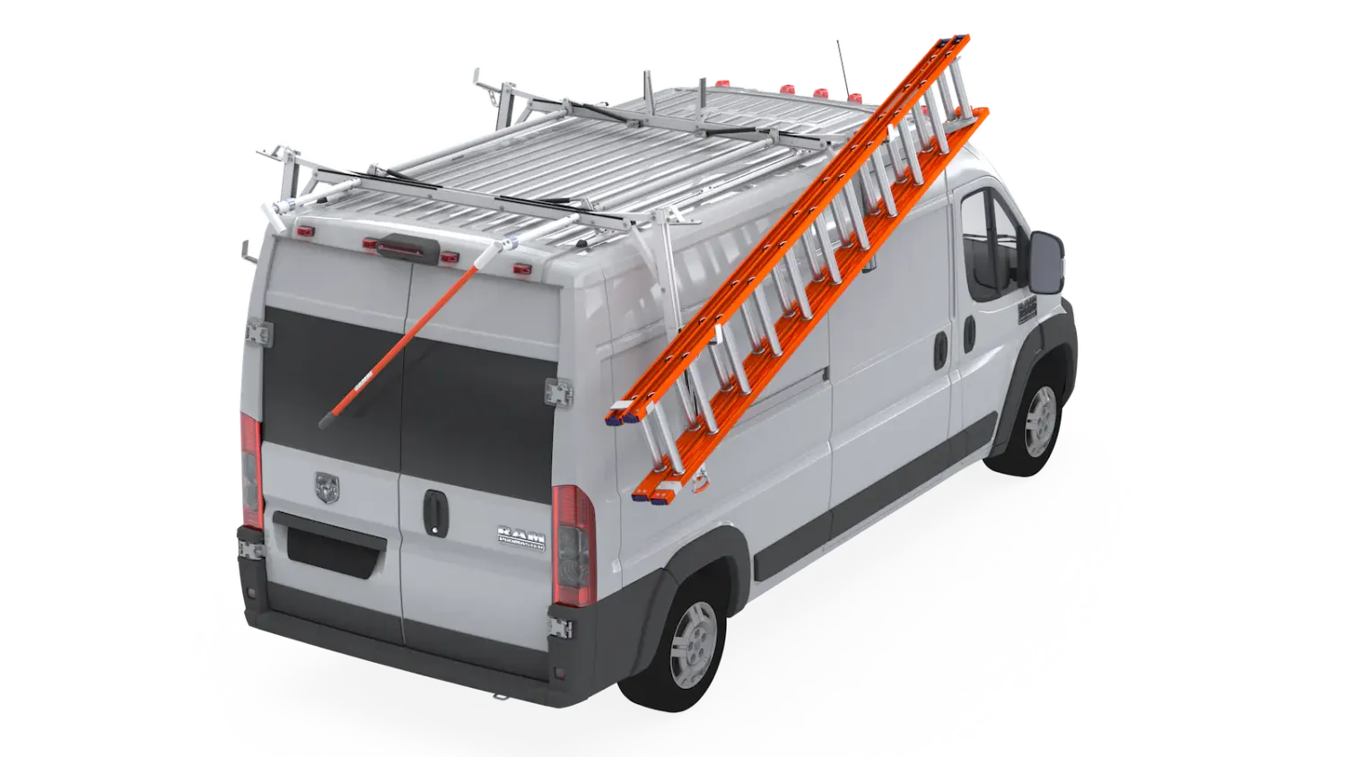 RAM ProMaster, 159″ Ext. WB - UPLYFT Double Ladder Rack