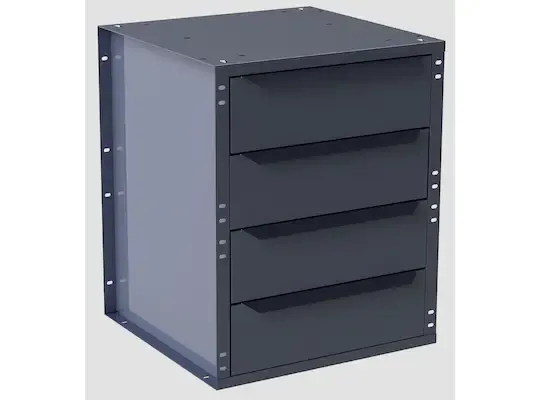 4-Drawer Cargo Van Storage Cabinet  (22H x 18.5W x 18D)