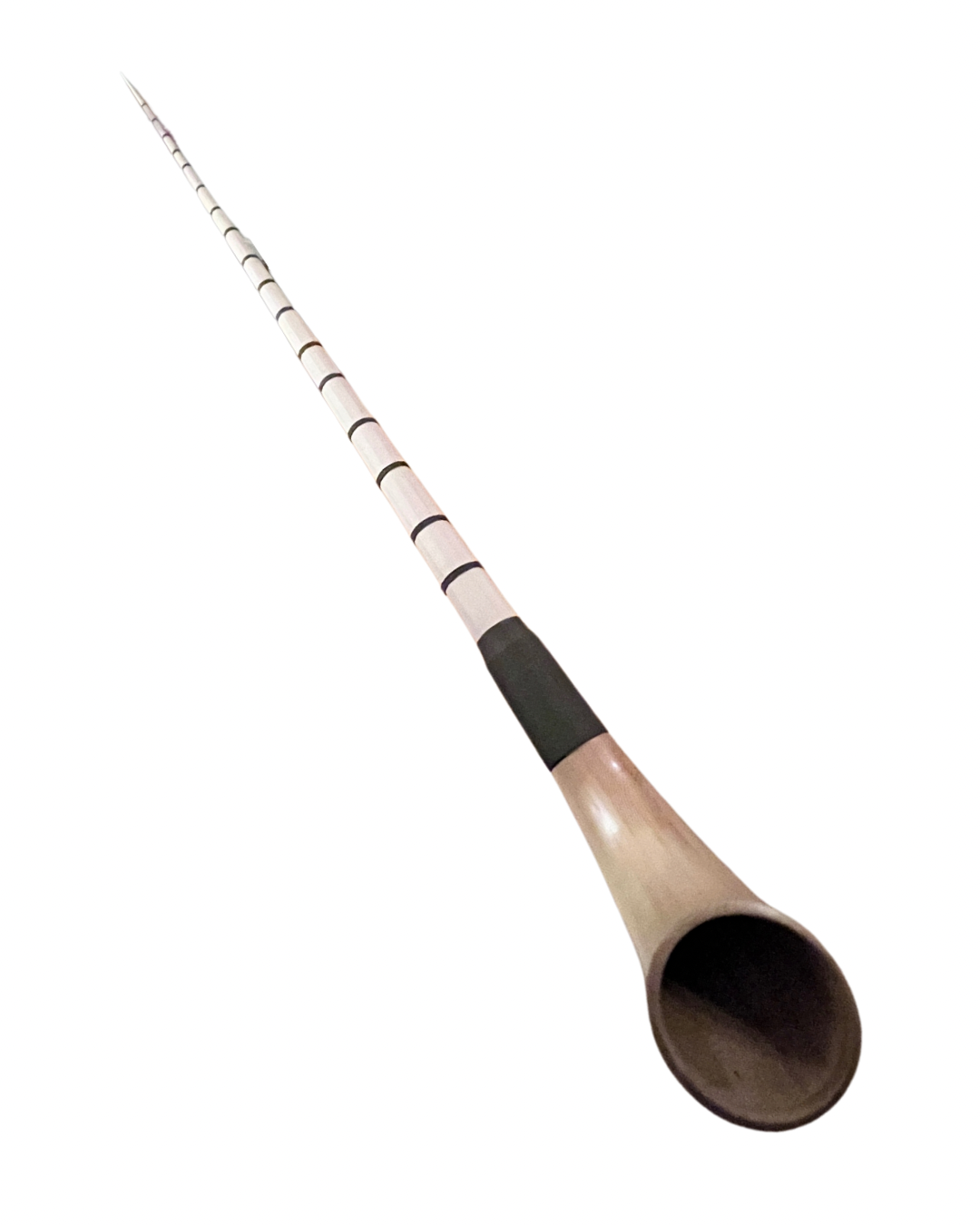 Complete Woodwrap Alphorn Setup