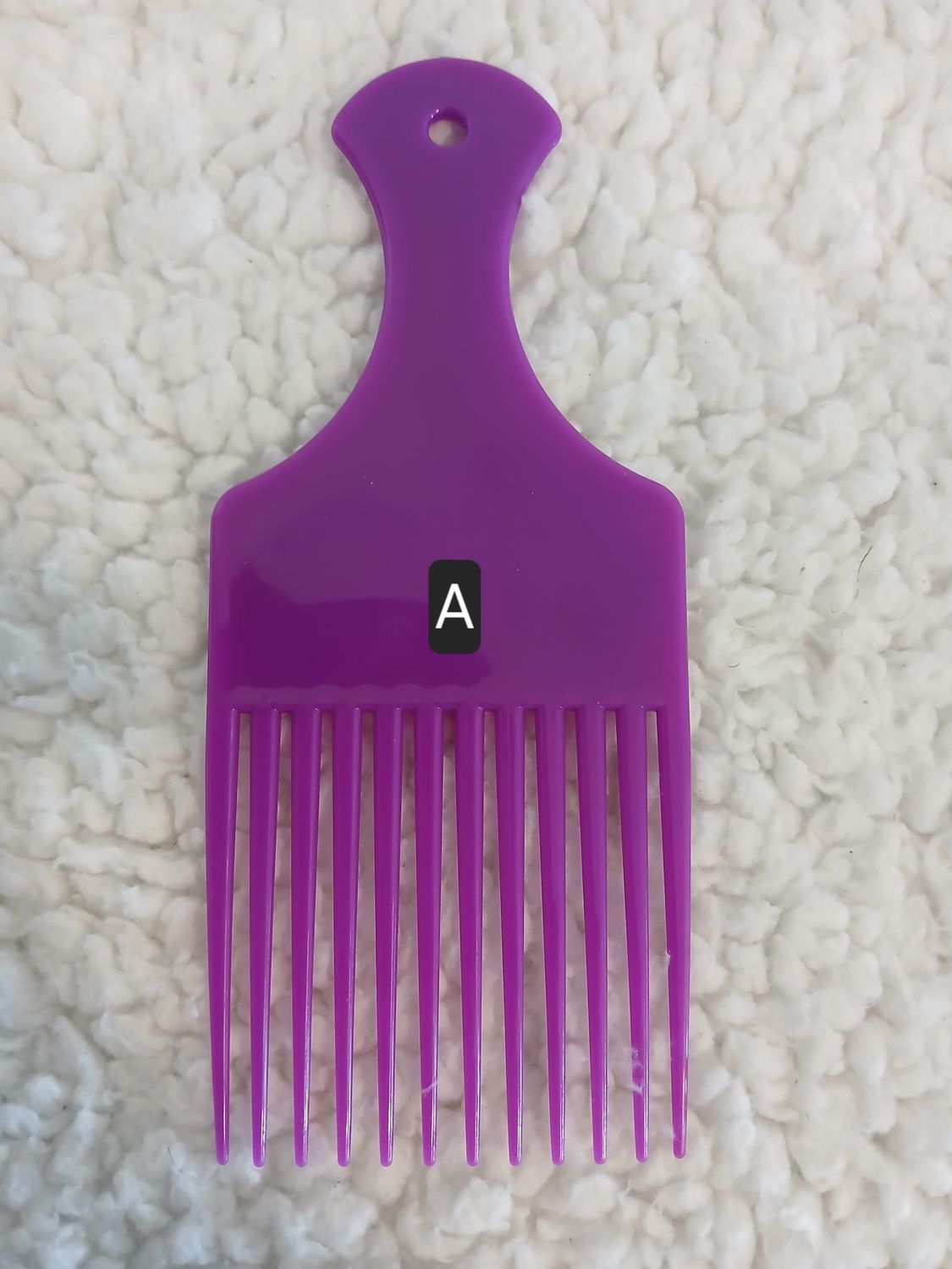 Curved Head Pick Comb