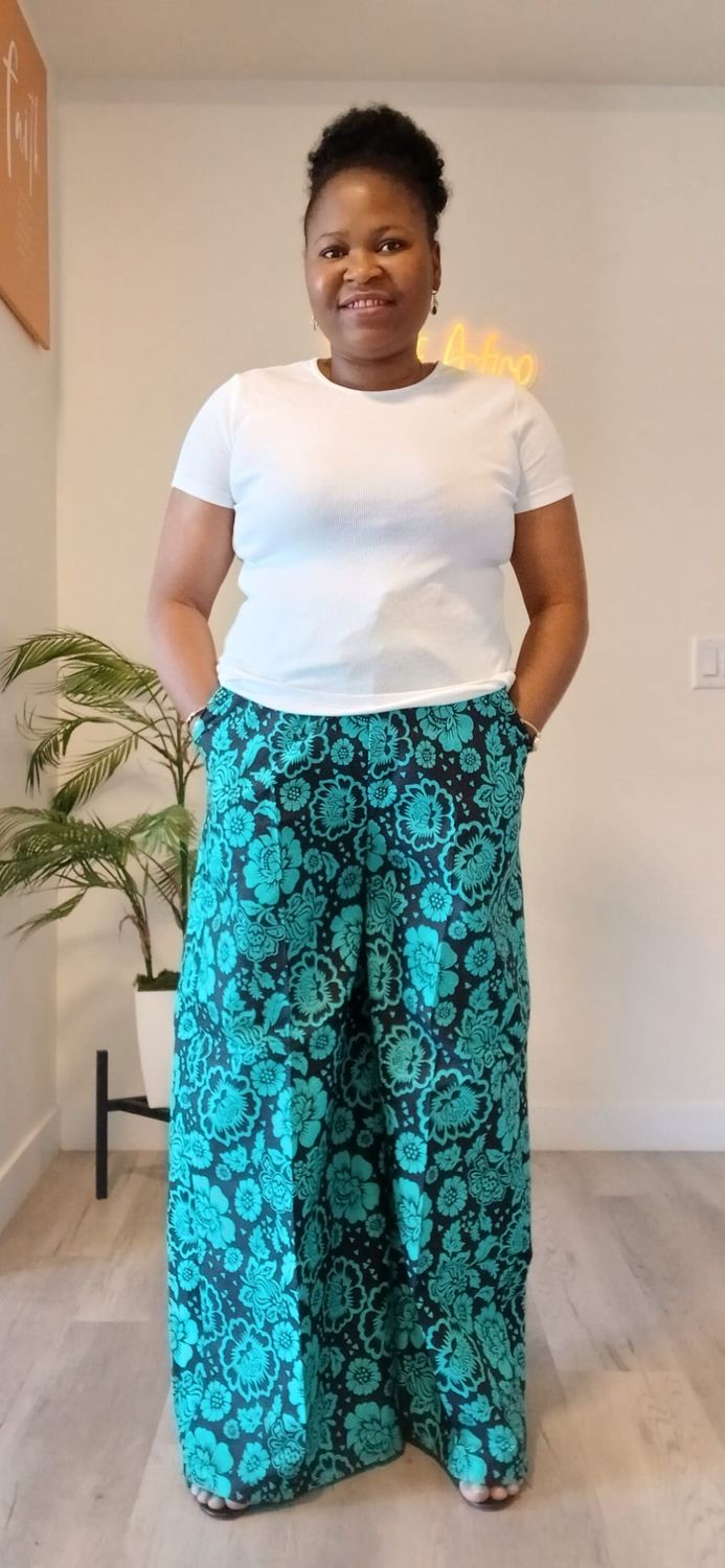 Ankara Pant (Green)