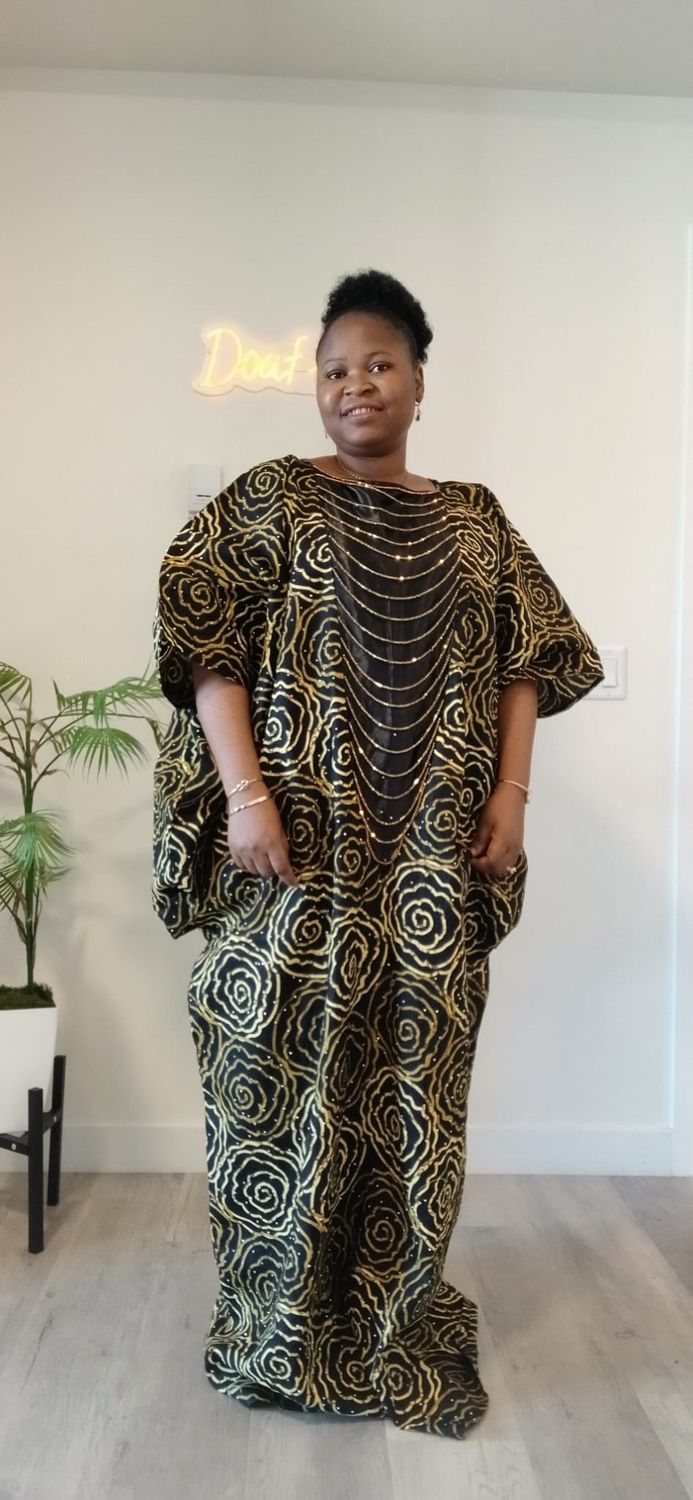 Fully Stoned Kaftan with Beads