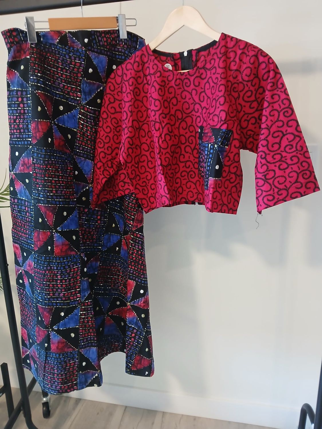 Crop Set (Top and Skirt)