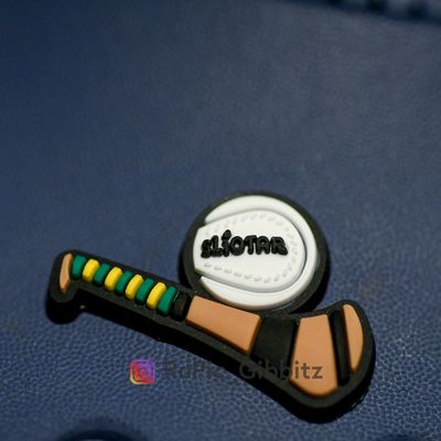 Hurl &amp; Sliotar (Green/Yellow Grip)