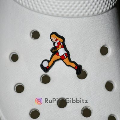 LGFA Ladies Footballer (Red &amp; White)