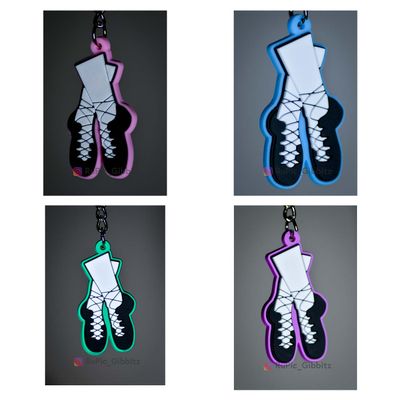 Irish Dancing Pumps Key Chain Various colour options
