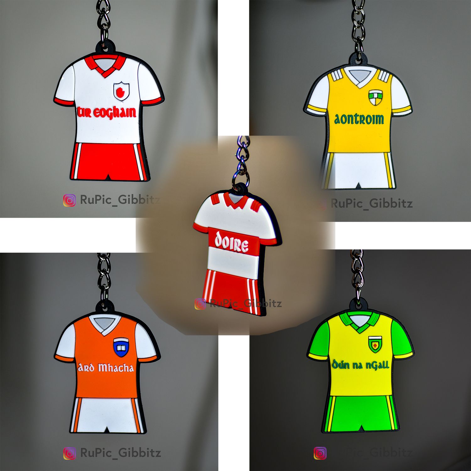 County Kit Keyrings (various)