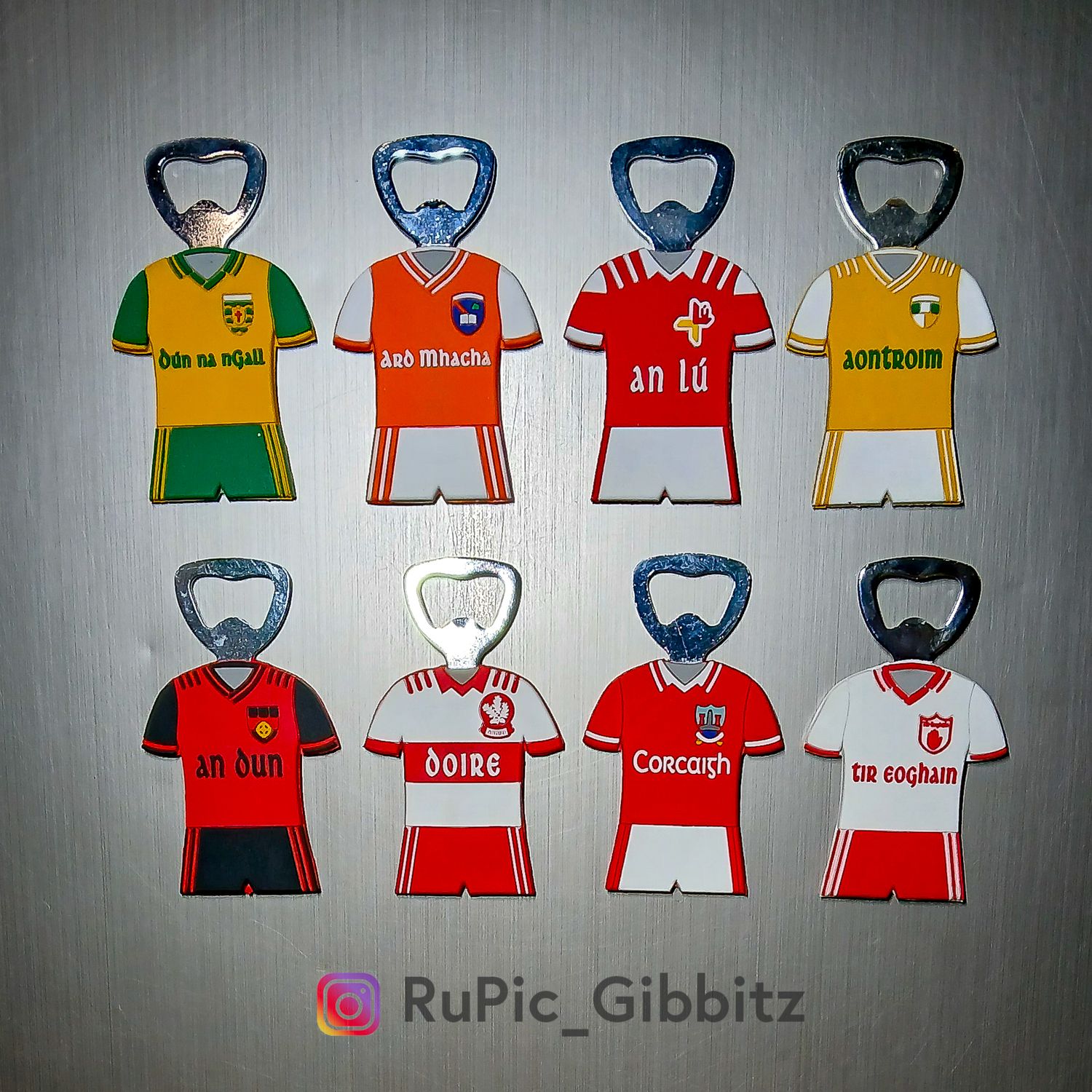 County Kit Fridge magnet Bottle Openers ~ Various