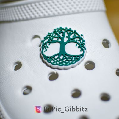 Celtic Tree of Life (Crann Bethadh) croc charm